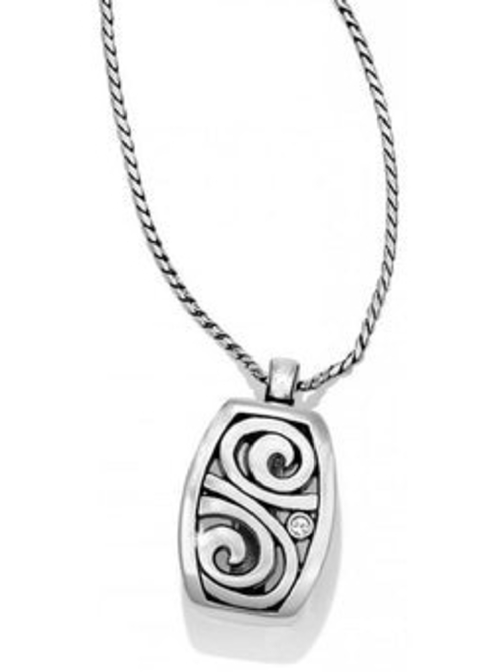 Brighton London Groove Badge Clip Necklace, Lanyard